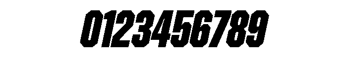 ZuumeEdge ExtraBoldItalic Font OTHER CHARS