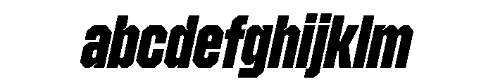 ZuumeEdge ExtraBoldItalic FONT