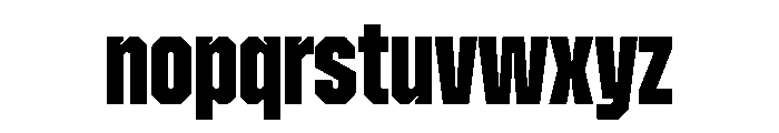ZuumeEdge ExtraBold Font LOWERCASE