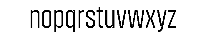 ZuumeEdge Light Font LOWERCASE