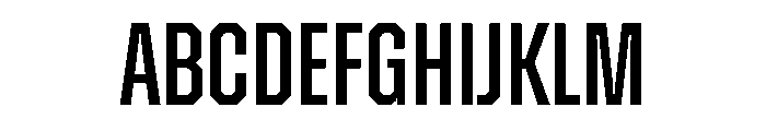 ZuumeEdge Medium Font UPPERCASE