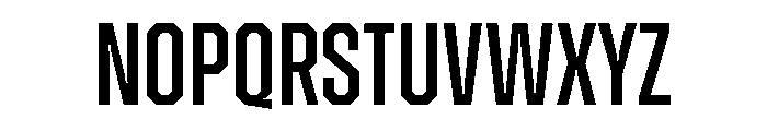 ZuumeEdge Medium Font UPPERCASE