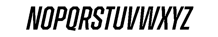 ZuumeEdge MediumItalic Font UPPERCASE