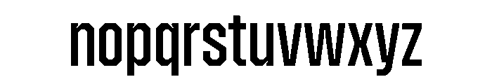ZuumeEdge Medium Font LOWERCASE