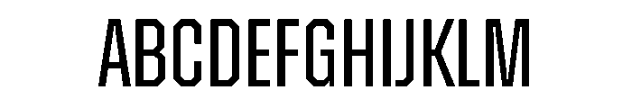 ZuumeEdge Regular Font UPPERCASE