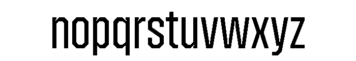 ZuumeEdge Regular Font LOWERCASE
