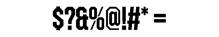ZuumeEdge SemiBold Font OTHER CHARS