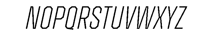 ZuumeEdge VariableItalic Font UPPERCASE