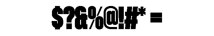 Zuume Black Font OTHER CHARS