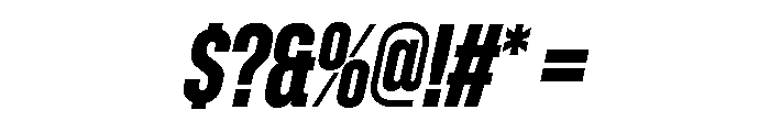 Zuume Bold Italic Font OTHER CHARS