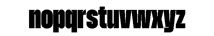 Zuume Cut Black Font LOWERCASE