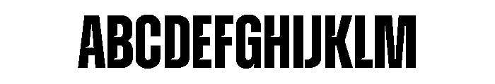 Zuume Cut Bold Font UPPERCASE