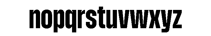 Zuume Cut Bold Font LOWERCASE