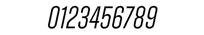 Zuume Cut Light Italic Font OTHER CHARS