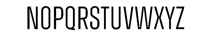 Zuume Cut Light Font UPPERCASE