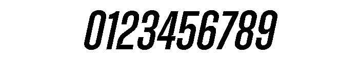 Zuume Cut Medium Italic Font OTHER CHARS