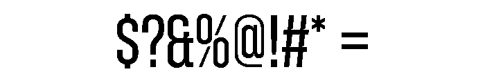 Zuume Cut Regular Font OTHER CHARS