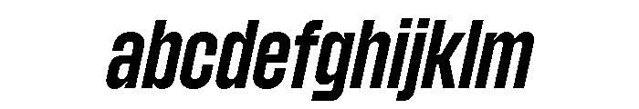 Zuume Cut Semi Bold Italic FONT