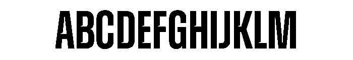 Zuume Cut Semi Bold Font UPPERCASE