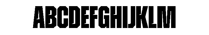 Zuume Edge Cut Extra Bold Font UPPERCASE