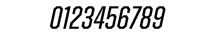 Zuume Edge Cut Regular Italic Font OTHER CHARS