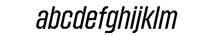 Zuume Edge Cut Regular Italic FONT