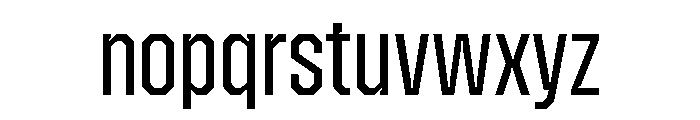 Zuume Edge Cut Regular Font LOWERCASE