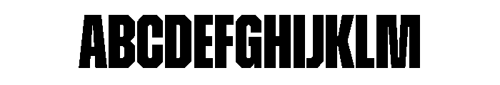 Zuume Edge Extra Bold Font UPPERCASE