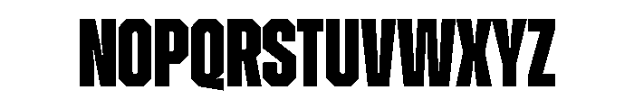 Zuume Edge Extra Bold Font UPPERCASE
