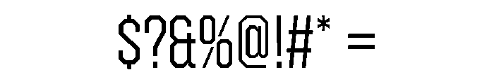 Zuume Edge Light Font OTHER CHARS
