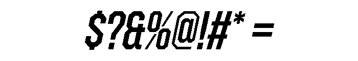 Zuume Edge Medium Italic Font OTHER CHARS