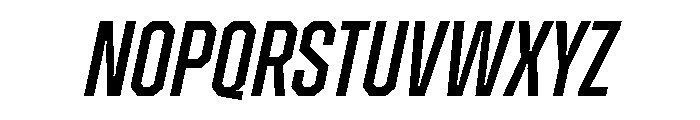Zuume Edge Medium Italic Font UPPERCASE
