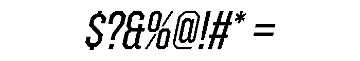 Zuume Edge Regular Italic Font OTHER CHARS