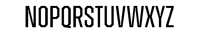 Zuume Edge Regular Font UPPERCASE