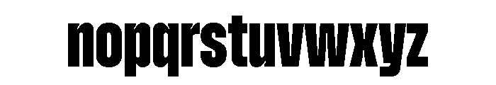 Zuume Extra Bold Font LOWERCASE