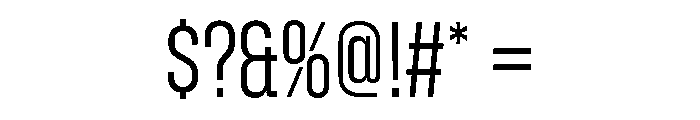 Zuume Light Font OTHER CHARS