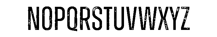 Zuume Rough Regular Font UPPERCASE