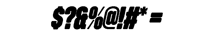Zuume Soft Black Italic Font OTHER CHARS