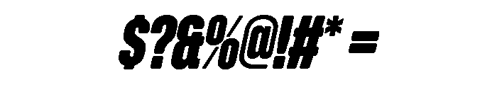 Zuume Soft Extra Bold Italic Font OTHER CHARS