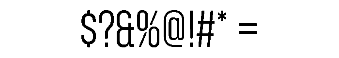 Zuume Soft Light Font OTHER CHARS