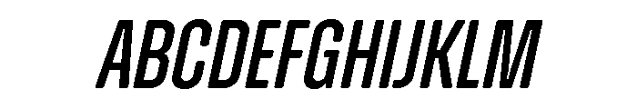 Zuume Soft Medium Italic Font UPPERCASE