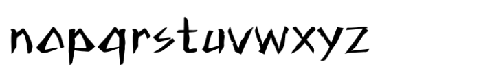 ZW Hwaryongdo Regular Font LOWERCASE
