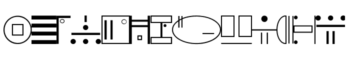 ZX-7 Secret Space Code JL Font LOWERCASE