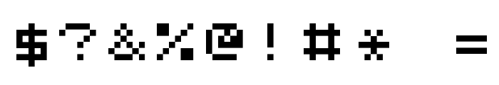 ZX Spectrum Regular Font OTHER CHARS