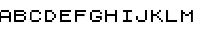 ZX Spectrum Font UPPERCASE