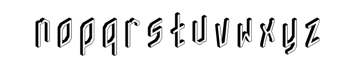 ZX80 Font LOWERCASE