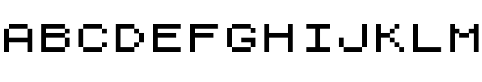 ZX81 Font UPPERCASE