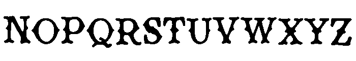 Zyair Font UPPERCASE