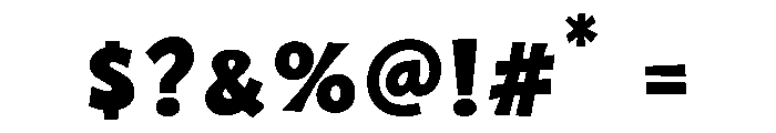 Zygnera Decorative Bold Font OTHER CHARS
