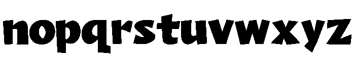 Zygnera Decorative Bold Font LOWERCASE